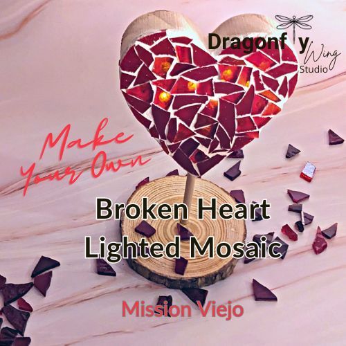 Broken Heart Lighted Mosaic Workshop, Jan. 22