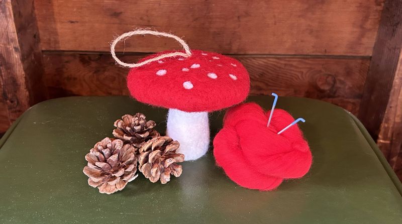 Make Your Own Mushroom Ornament 12/1/24