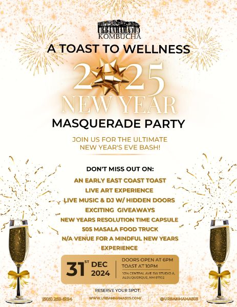 A Toast to Wellness Masquerade Party