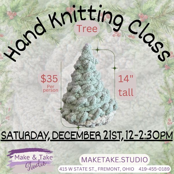 Hand Knitting Class -Tree