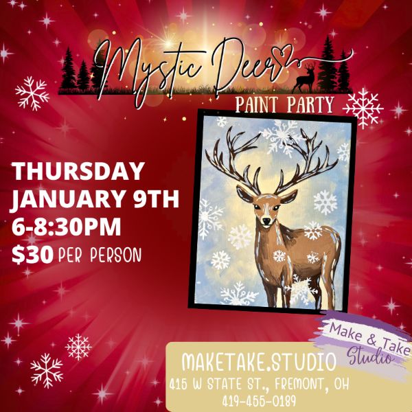 Mystic Deer Paint Party