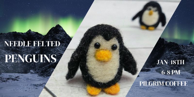 Needle Felted Penguins Needle Felted Penguins