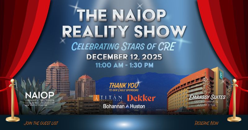 December 12th - Awards of Excellence the NAIOP Reality Show