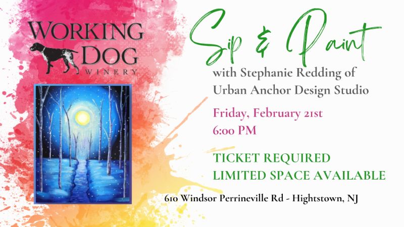 Paint & Sip at Working Dog Winery