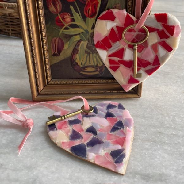 Galentine's - Make Your Own Mosaic Hearts Sip & Craft Event