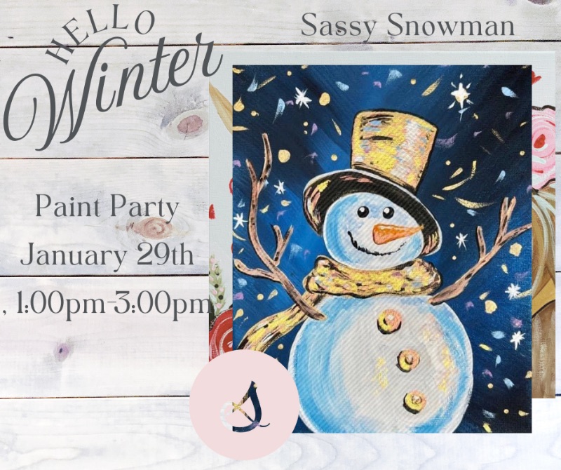 Sassy Snowman-Winter Afternoon Series