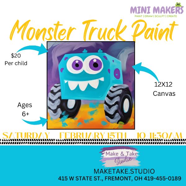 Monster Truck Paint Class