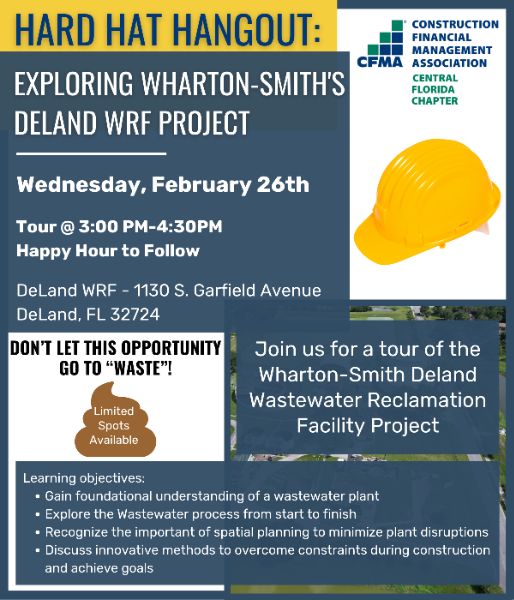 💩 Hard Hat Hangout: Exploring Wharton-Smith's DeLand WRF Project