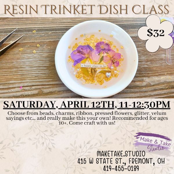 Resin Trinket Dish Class