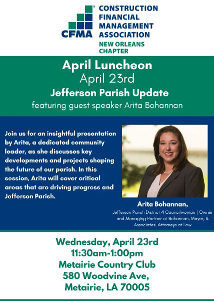 Jefferson Parish Update