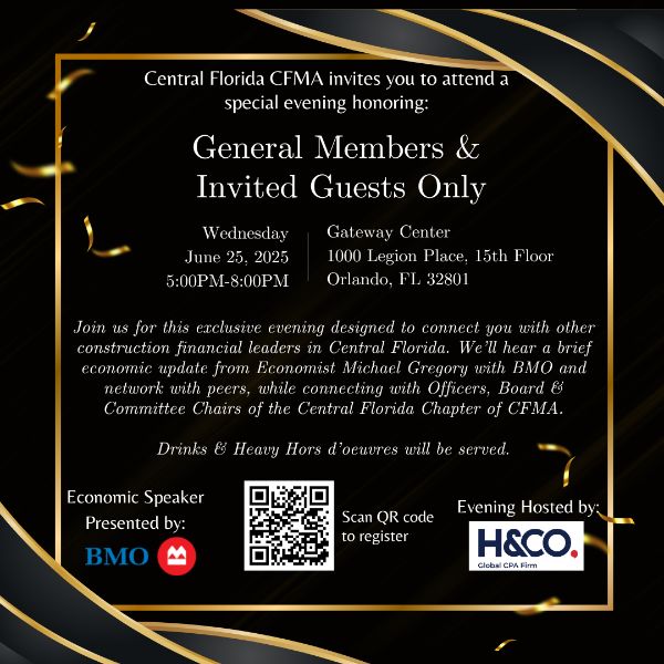 An Exclusive Evening with CFMA Central Florida General Members