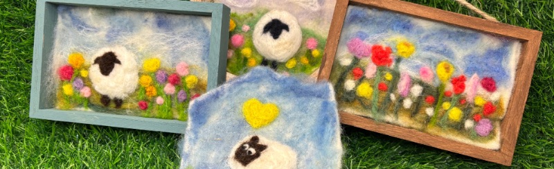 Needle Felting Paintings for Beginners