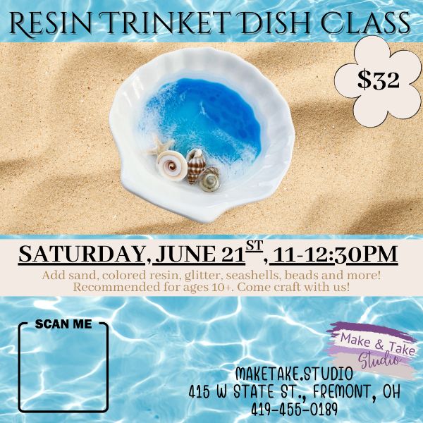 Resin Trinket Dish Class