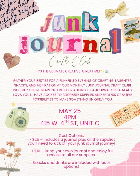 Junk Journal Craft Club