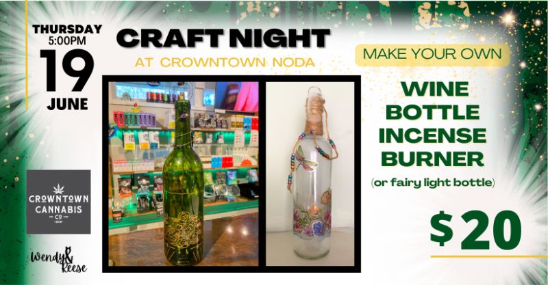 Incense Burner Make-N-Take at Crowntown Cannabis NoDa