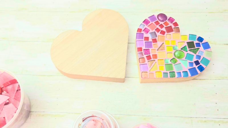 Make Your Own Mosaic Heart