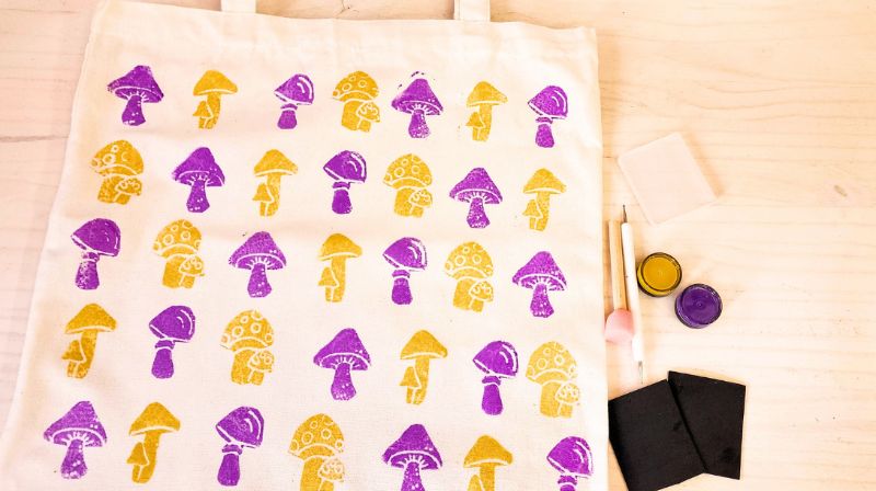 Make Your Own Block Print Bags