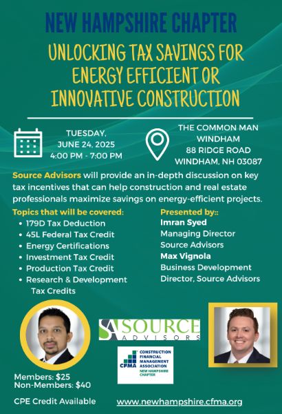 Unlocking Tax Savings for Energy-Efficient or Innovative Construc
