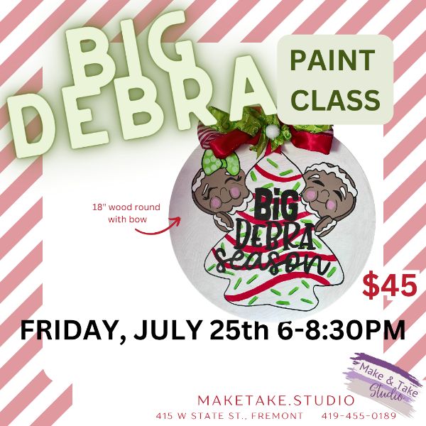 Big Debra Paint Class