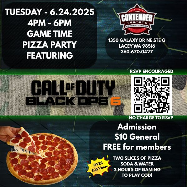 🕶️ BLACK OPS VI PIZZA SOCIAL HOUR 🍕