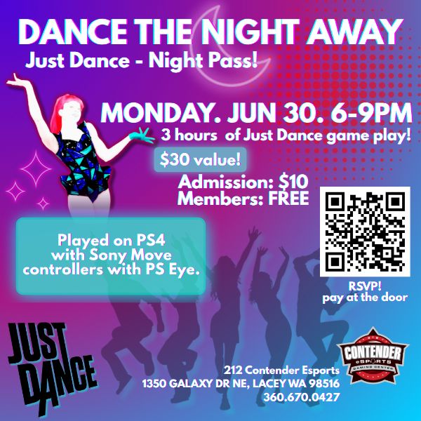 🕺 JUST DANCE - NIGHT PASS 🎮 🕺 JUST DANCE - NIGHT PASS 🎮