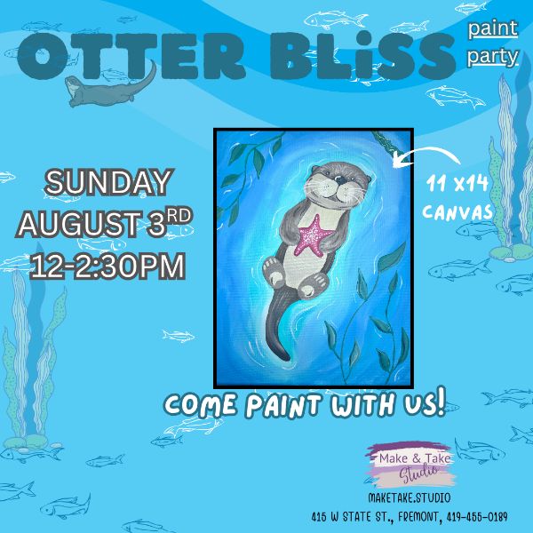 Otter Bliss Paint Party