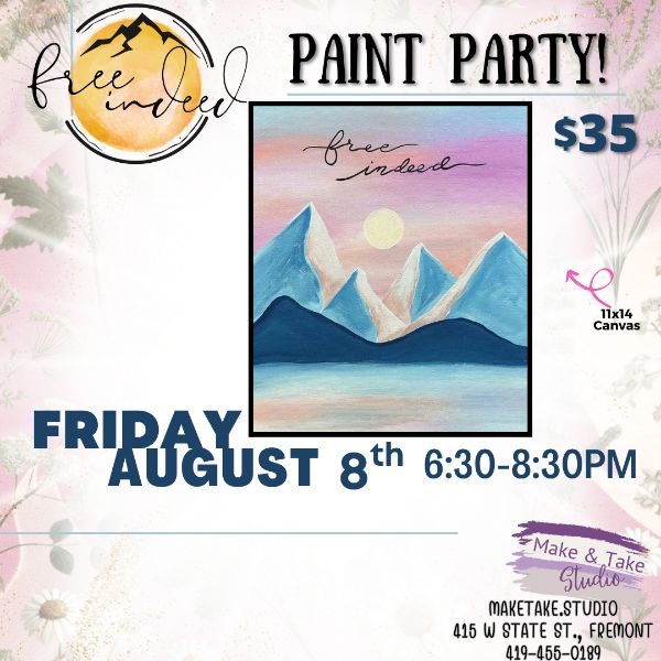 Free Indeed Paint Party