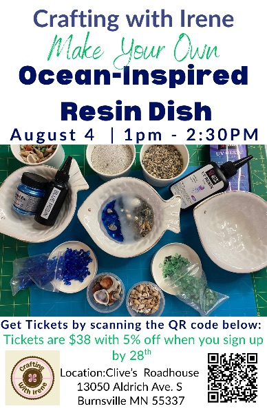 Ocean-inspired Resin Dish