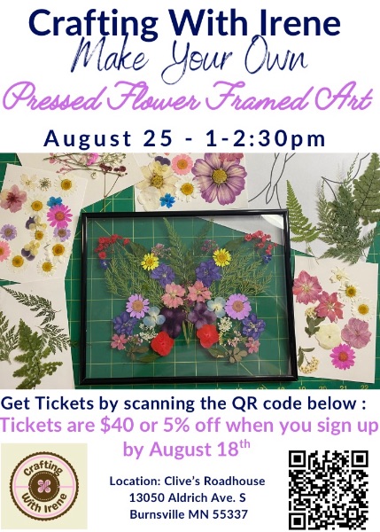 Pressed Flower Frame Art