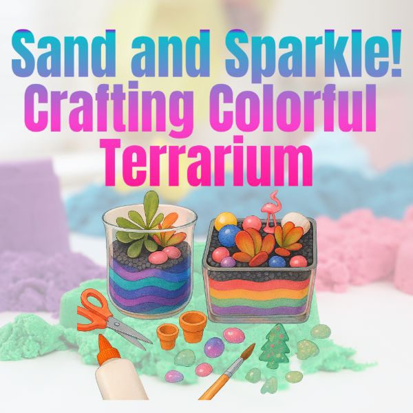Sand and Sparkle! Crafting Colorful Terrarium