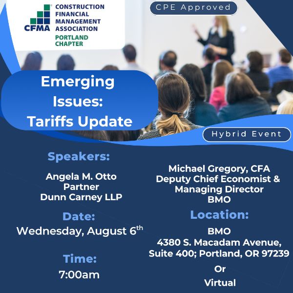 Emerging Issues: Tariffs Update