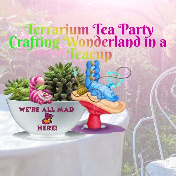 Terrarium Tea Party: Crafting Wonderland in a Teacup!