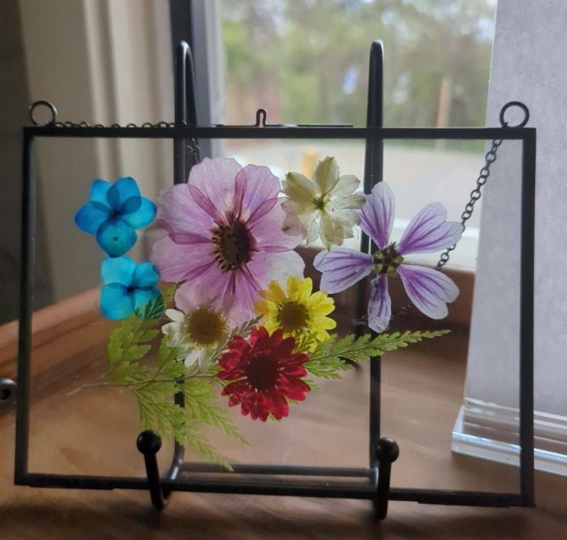 Pressed Flower Frame and Bookmark - August 10 - Craft Corner