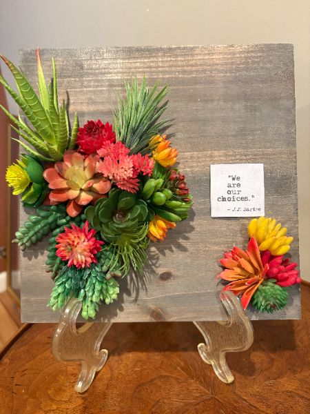 Faux Succulent Wall Art Workshop