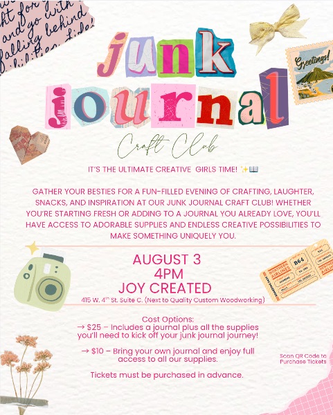 Junk Journal Craft Club