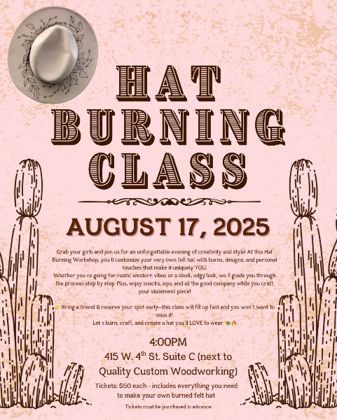 Hat Burning Workshop