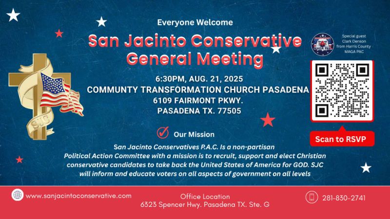 San Jacinto Conservatives General Meeting