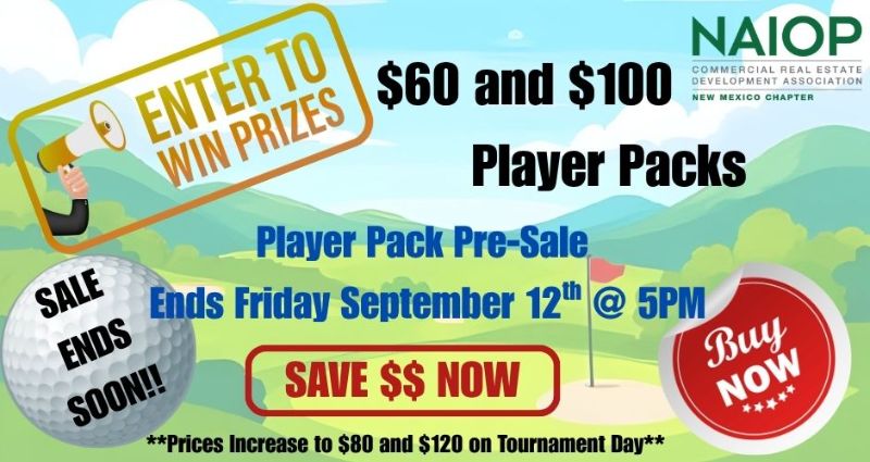 PLAYER PACKS ONLY - 22nd Annual NAIOP NEW MEXICO GOLF Tournament