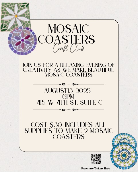 Mosaic Coasters Workshop