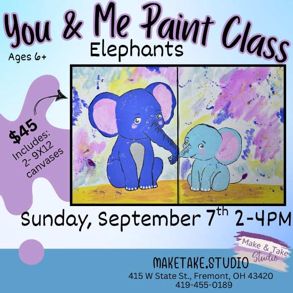 You & Me Paint Elephants