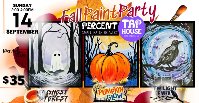 September Paint Party at Percent Tap House Harrisburg