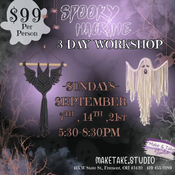 Spooky Macrame Workshop- Beginner