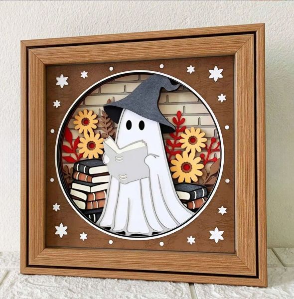 DIY Story Time Ghost Shadow Box
