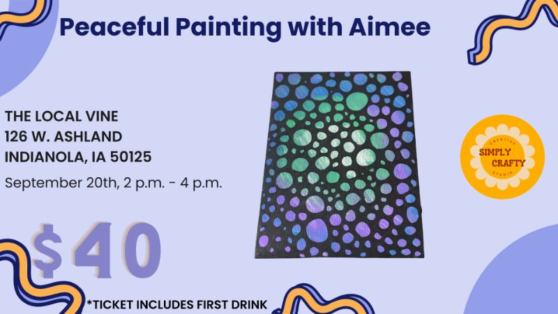 9/20 Peaceful Painting with Aimee 9/20 Peaceful Painting with Aimee