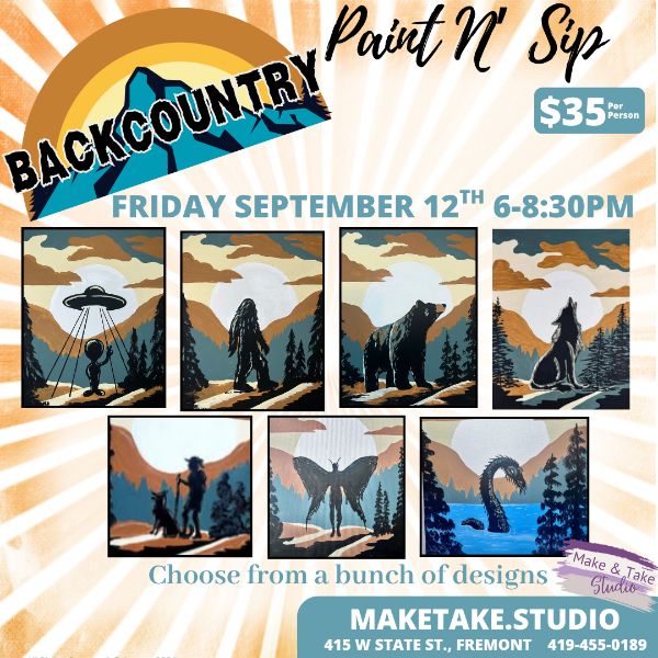 Backcountry Paint N' Sip