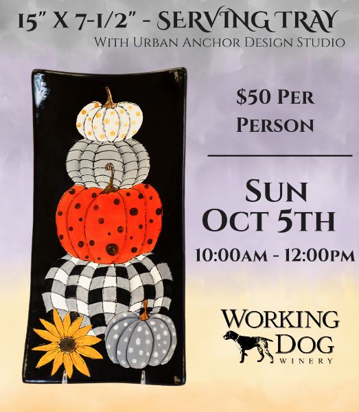 Harvest Pumpkin Platter Workshop