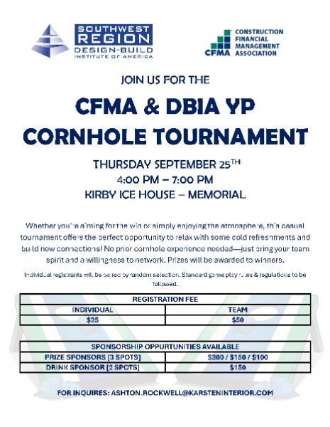 CFMA & DBIA YP Cornhole Tournament