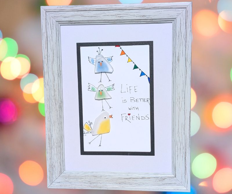 Sea Glass Art (Friends) - Craft Party at Just Love Coffee Sea Glass Art (Friends) - Craft Party at Just Love Coffee