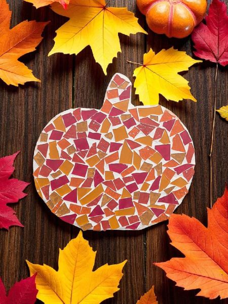 Pumpkin Mosaic Workshop @ TrashHawk Tavern Pumpkin Mosaic Workshop @ TrashHawk Tavern