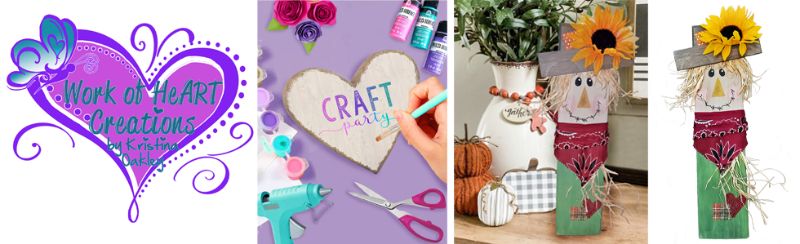 Wood Scarecrow Craft Party